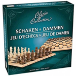 Echecs et dames en bois